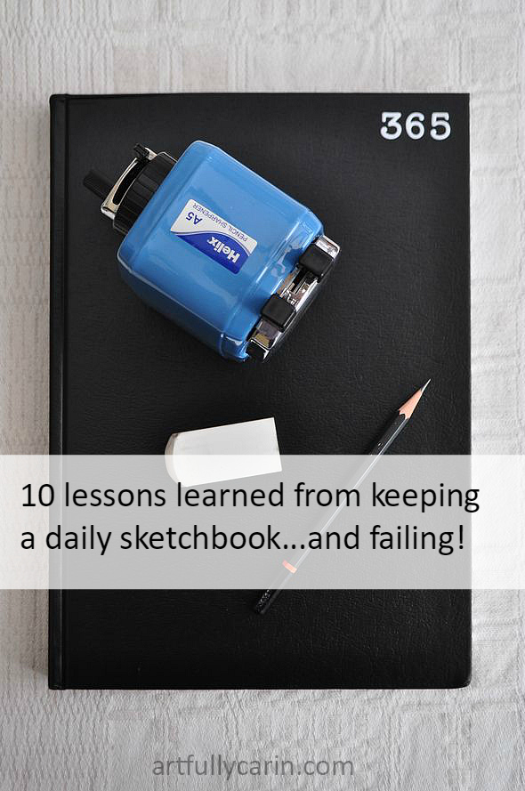 10 lessons learned from keeping a daily sketchbook and failing