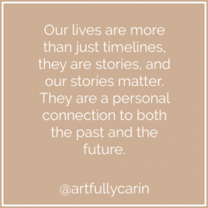 our stories matter by @artfullycarin